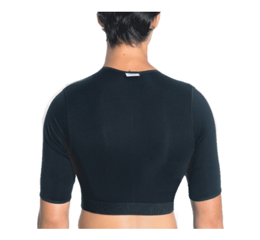 Corset Gynécomastie Court avec Manches 1